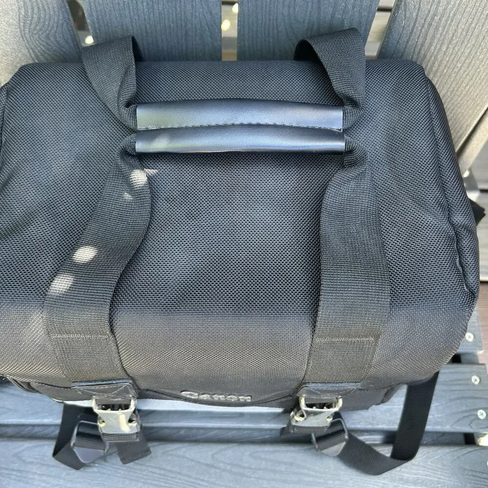 Canon Digital Gadget Bag DSLR EOS Rebel Travel Carry Case With Shoulder Strap